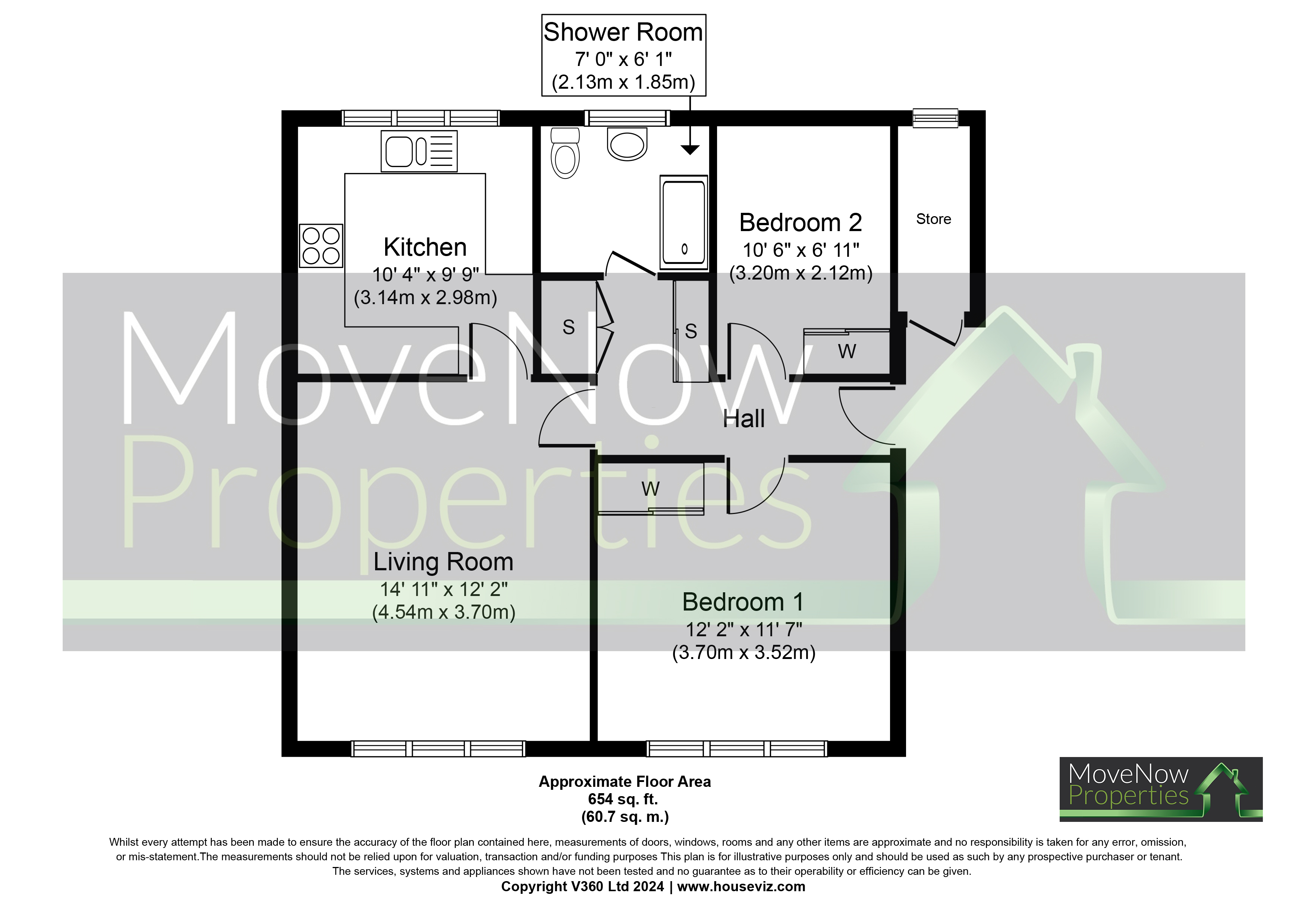 21 Greenhill Road Eastmoor  WF1 4LY floorplan