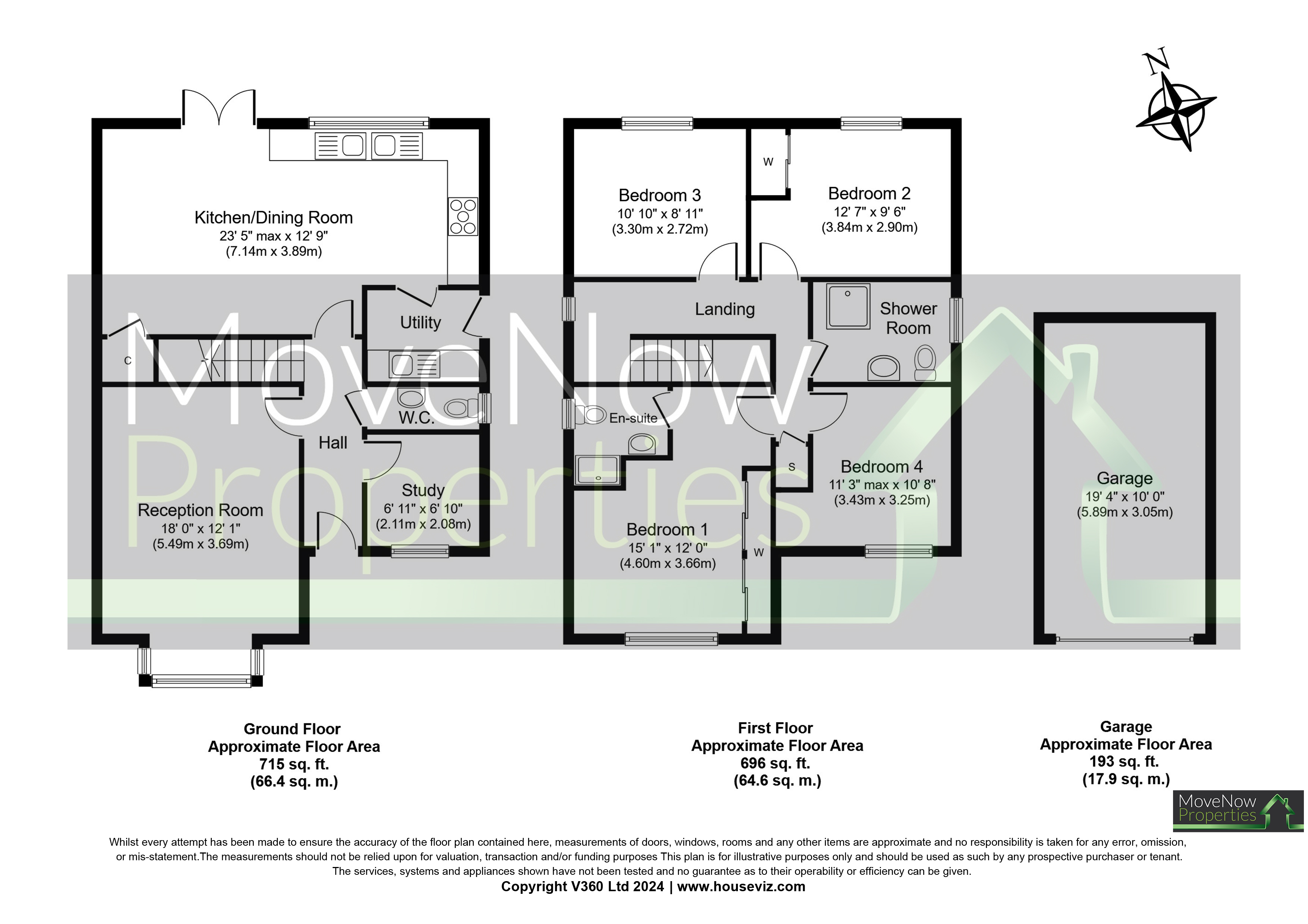 19 Burkwood View Wakefield  WF1 4GQ floorplan