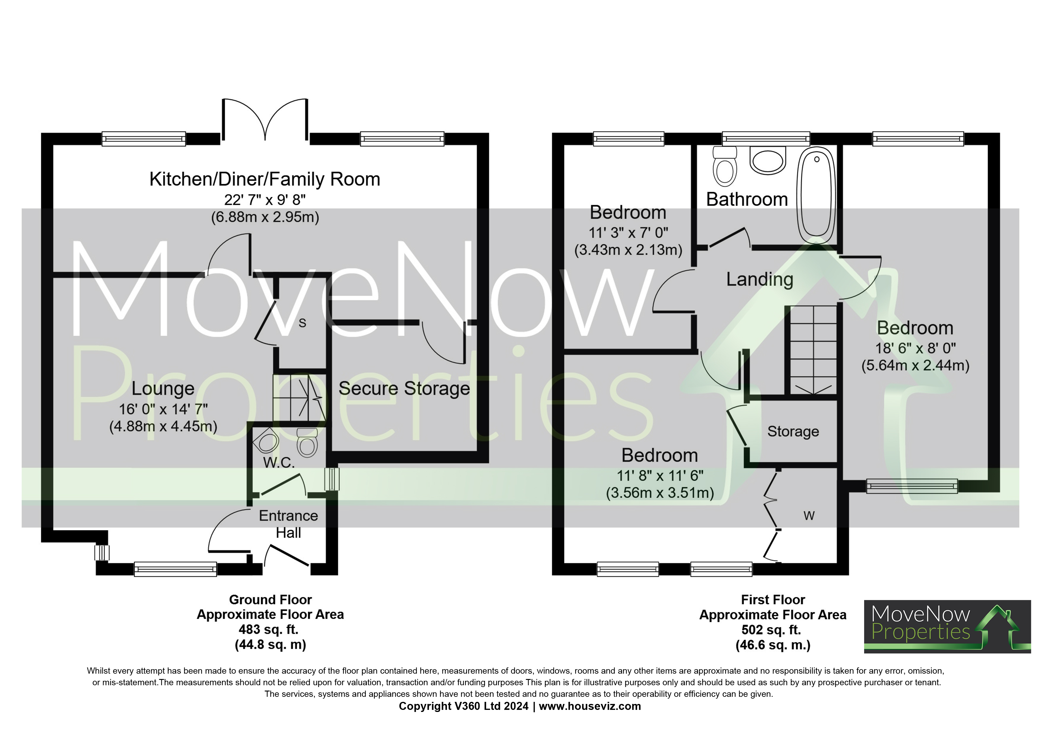 22 Meadowgate Croft Lofthouse  WF3 3SS floorplan