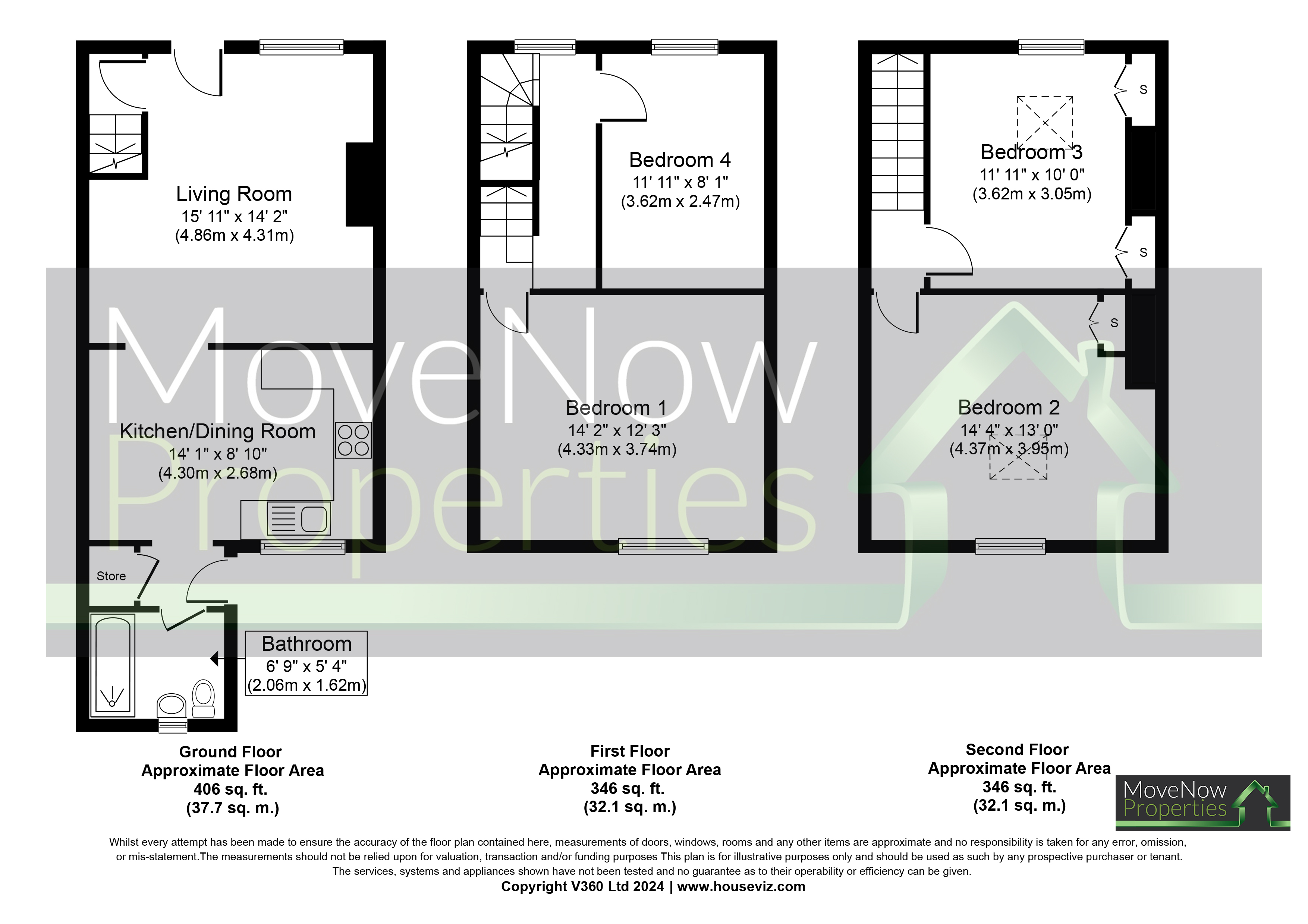 11 Painthorpe Terrace Crigglestone  WF4 3HH floorplan