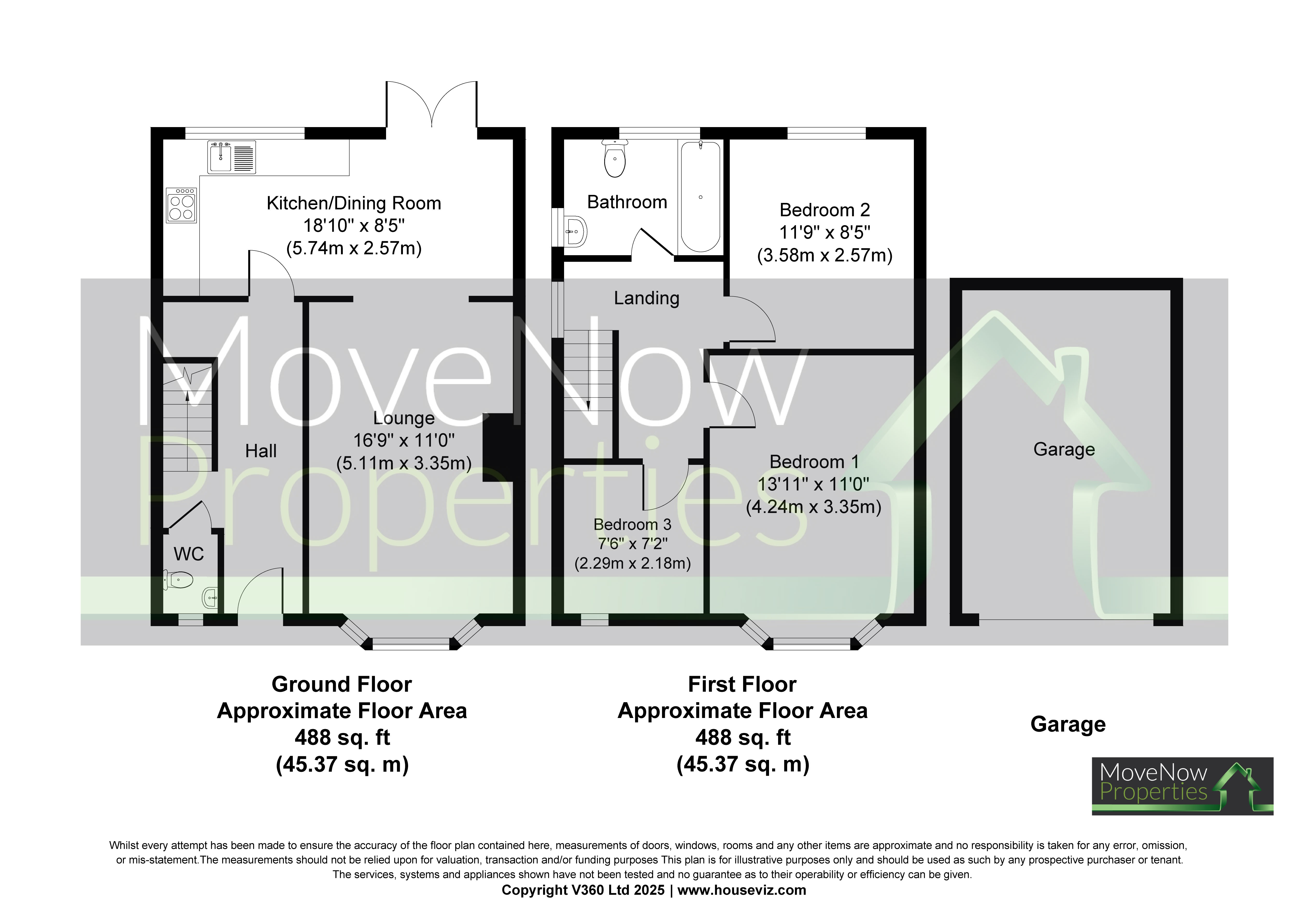 24 Sandyacres Leeds  LS26 0LY floorplan